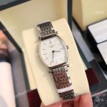 High Quality Replica LONGINES La Grande Classique Silver Strap White Face Dial Barrel-Shaped Case Watch 22.20-24.50mm